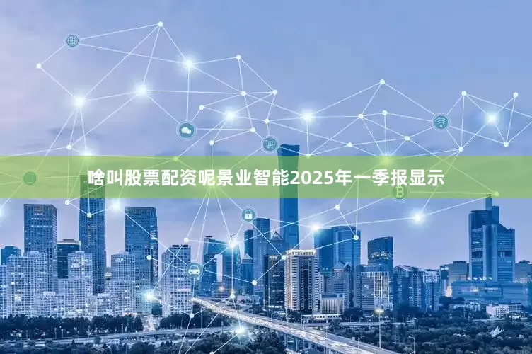 啥叫股票配资呢景业智能2025年一季报显示