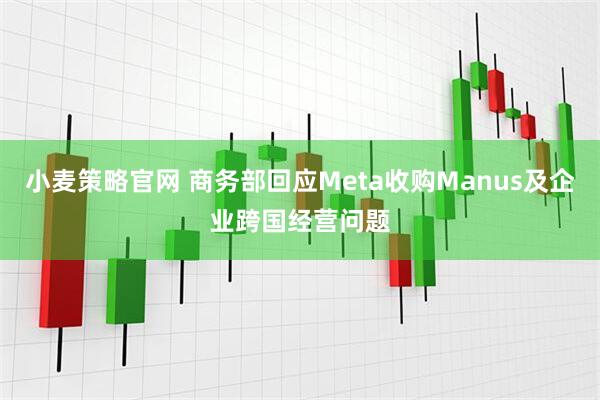 小麦策略官网 商务部回应Meta收购Manus及企业跨国经营问题